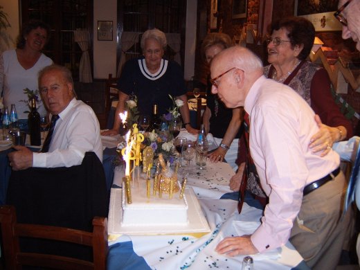 José festejando sus 90 años