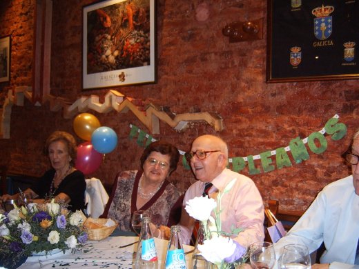 José festejando sus 90 años